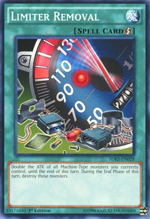 Limiter Removal (28) (SDKS) - YuGiOh Single