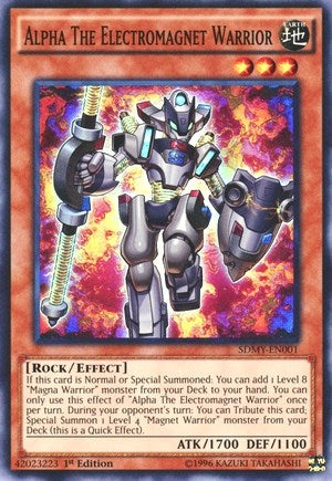 Alpha The Electromagnet Warrior (1) (SDMY) - YuGiOh Single