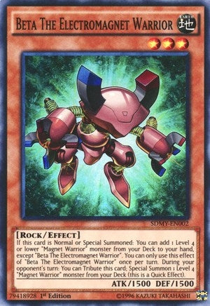 Beta The Electromagnet Warrior (2) (SDMY) - YuGiOh Single