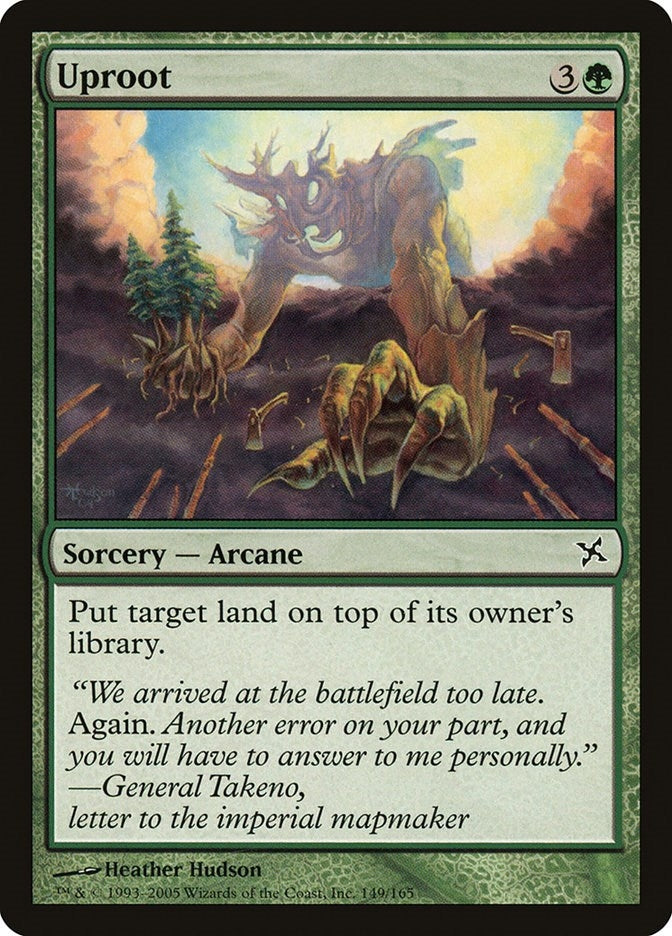 Uproot (149) [BOK] - MTG Single