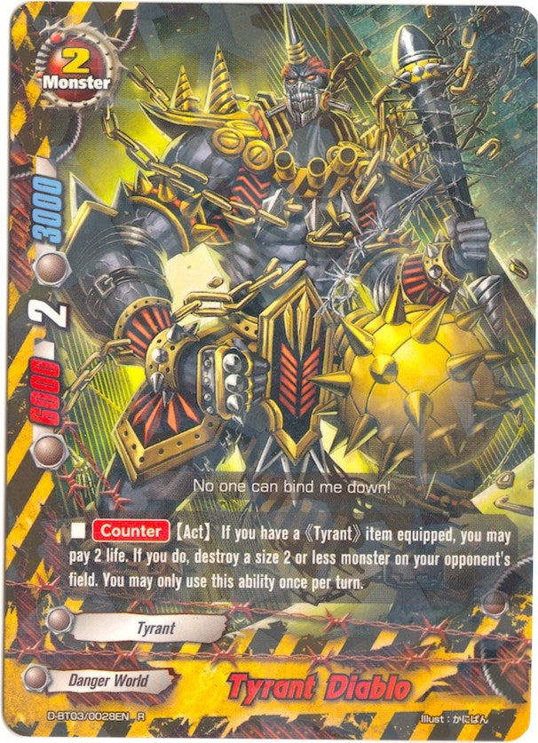 Tyrant Diablo (30028) [D-BT03] - Future Card BuddyFight Single