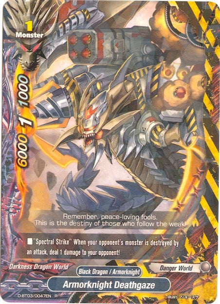 Armorknight Deathgaze (30047) [D-BT03] - Future Card BuddyFight Single