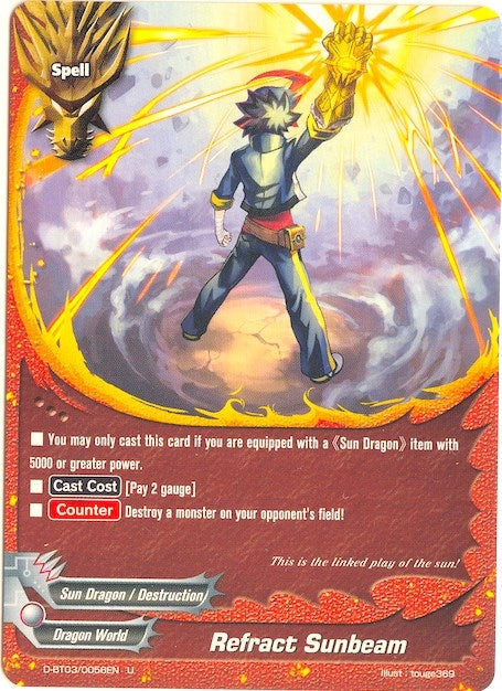 Refract Sunbeam (30056) [D-BT03] - Future Card BuddyFight Single