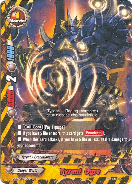 Tyrant Ogre (30060) [D-BT03] - Future Card BuddyFight Single
