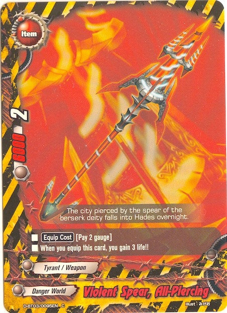 Violent Spear All-Piercing (30095) [D-BT03] - Future Card BuddyFight Single
