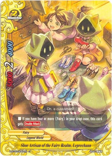 Shoe Artisan of the Fairy Realm Leprechaun (30097) [D-BT03] - Future Card BuddyFight Single