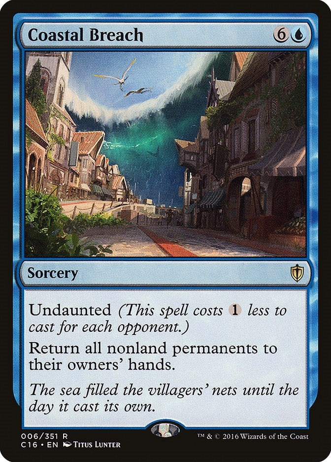 Coastal Breach (6) [C16] - MTG Single