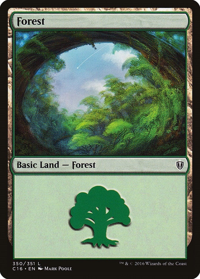 Forest (350) (350) [C16] - MTG Single