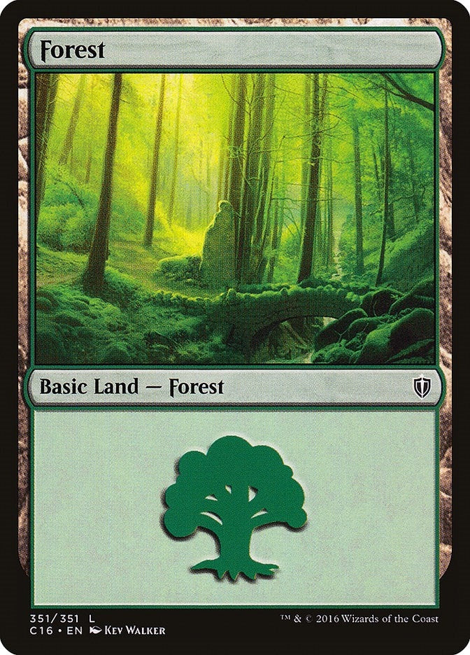 Forest (351) (351) [C16] - MTG Single