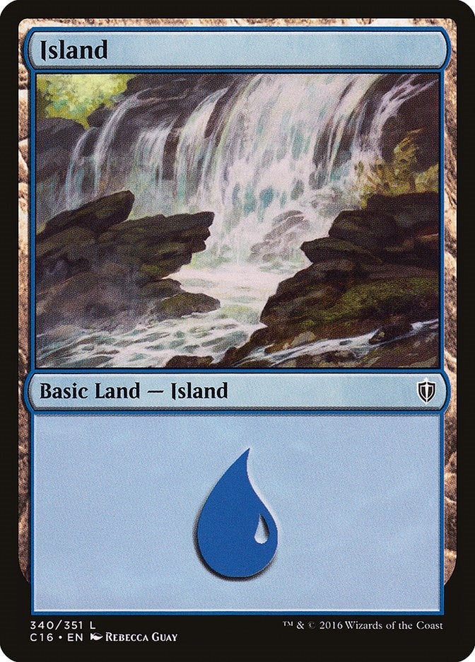 Island (340) (340) [C16] - MTG Single