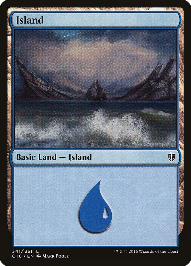 Island (341) (341) [C16] - MTG Single