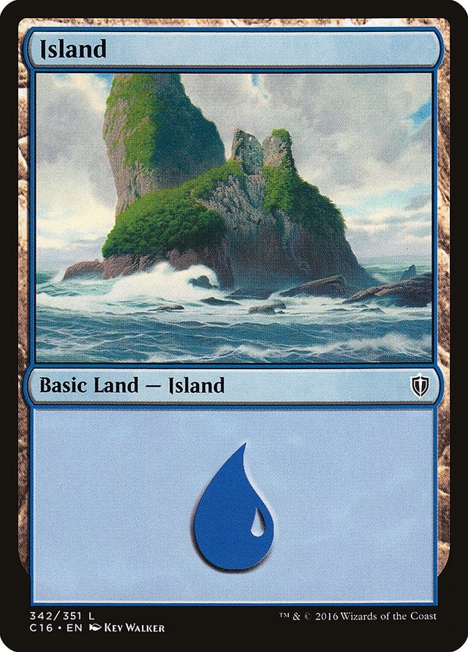Island (342) (342) [C16] - MTG Single