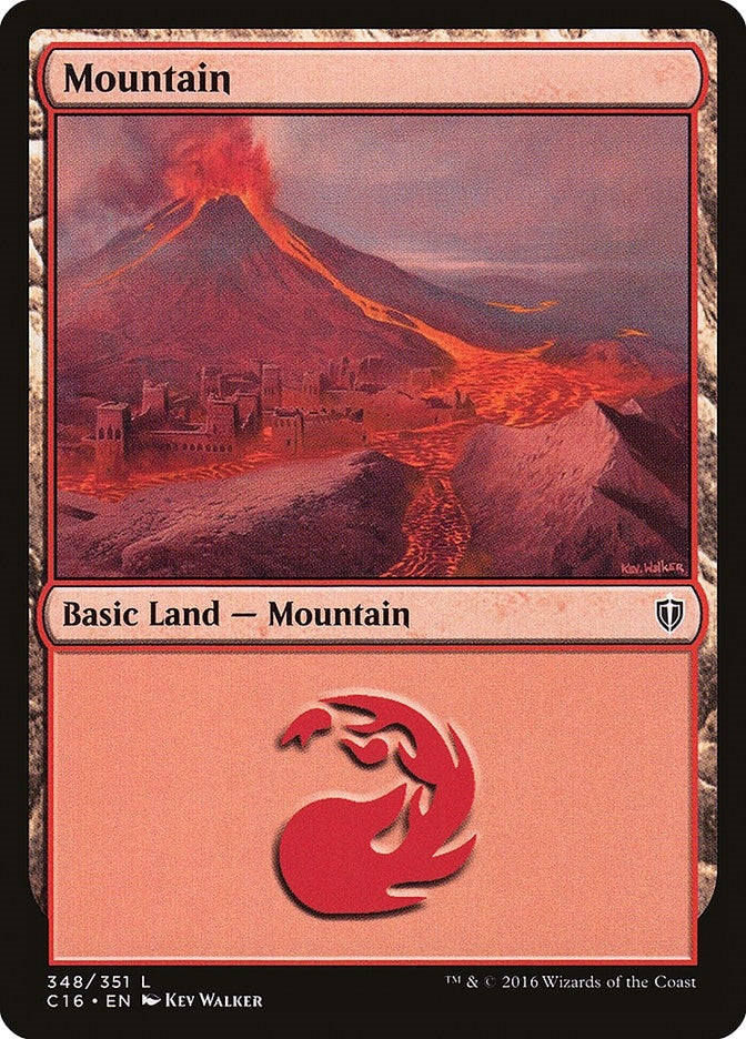 Mountain (348) (348) [C16] - MTG Single