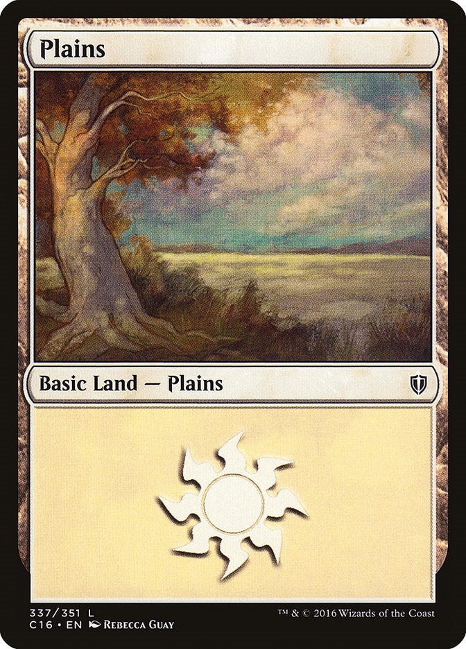 Plains (337) (337) [C16] - MTG Single