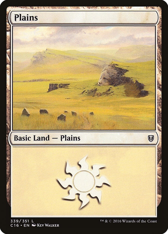 Plains (339) (339) [C16] - MTG Single