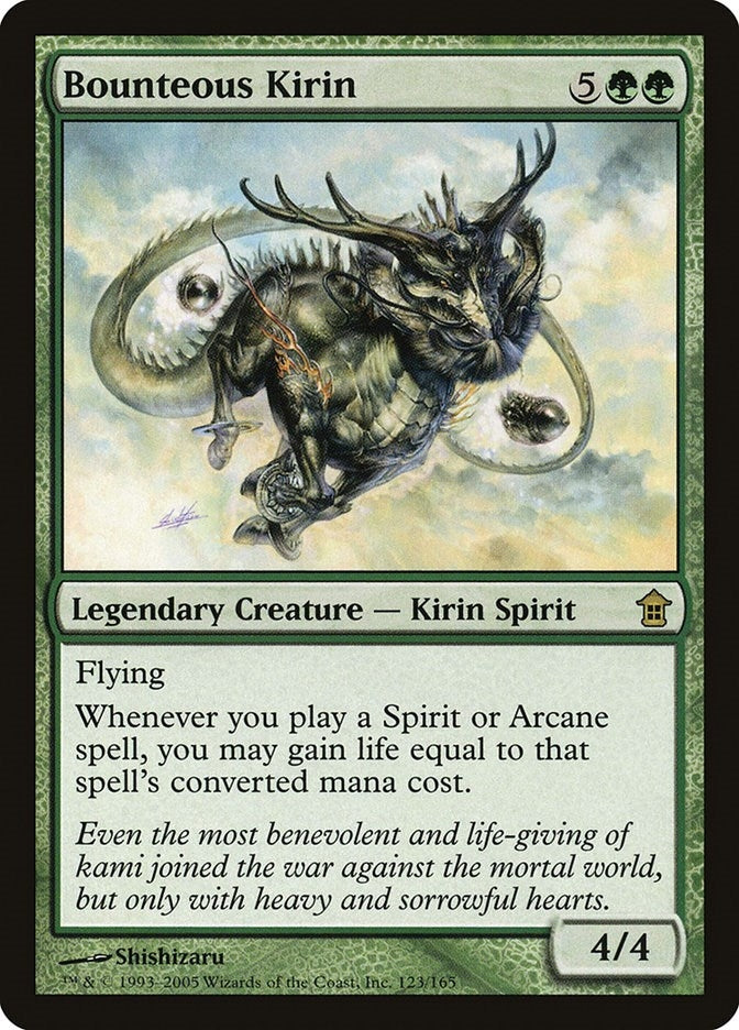Bounteous Kirin (123) [SOK] - MTG Single