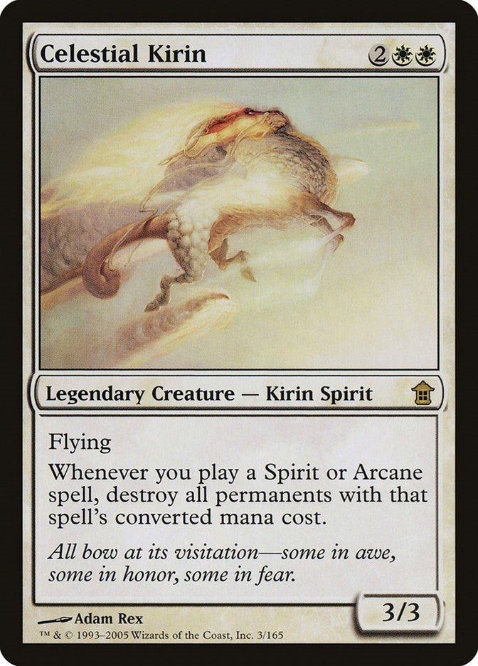 Celestial Kirin (3) [SOK] - MTG Single