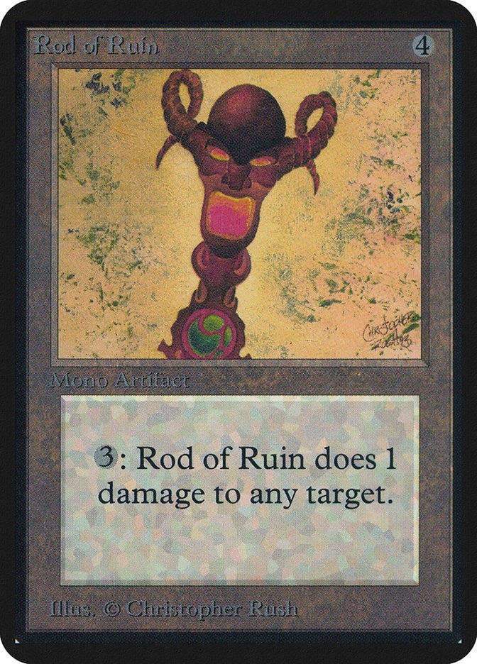 Rod of Ruin [LEA] - MTG Single