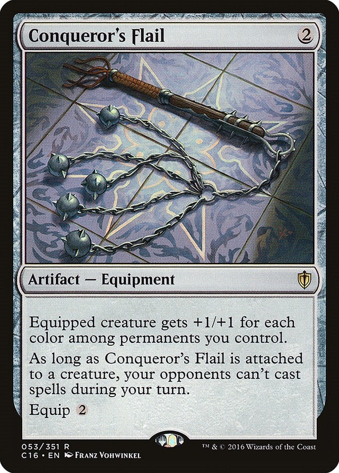 Conqueror’s Flail (53) [C16] - MTG Single