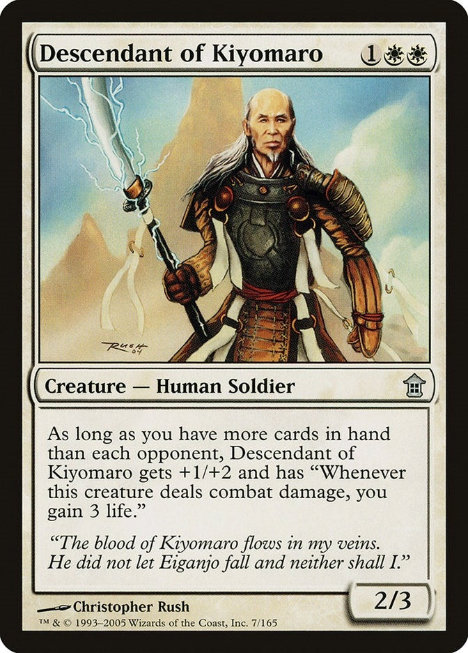 Descendant of Kiyomaro (7) [SOK] - MTG Single