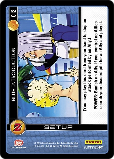 Blue Introduction (12) [AWA] - Dragon Ball Z TCG Single