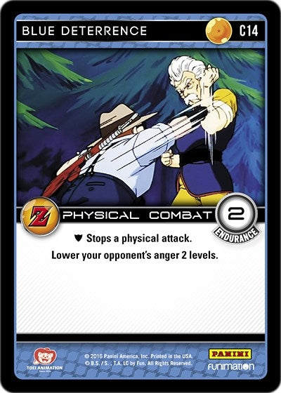 Blue Deterrence (14) [AWA] - Dragon Ball Z TCG Single