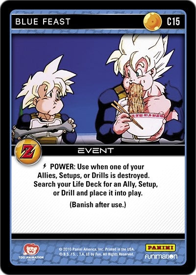 Blue Feast (15) [AWA] - Dragon Ball Z TCG Single