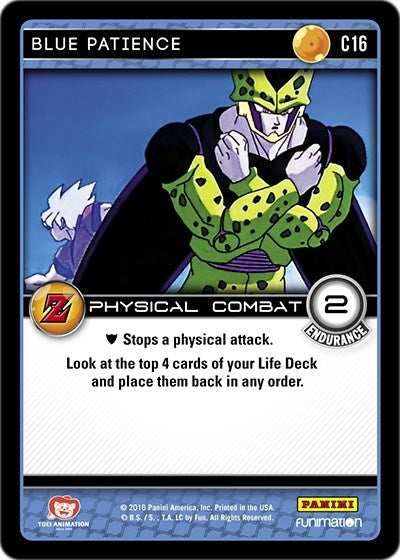 Blue Patience (16) [AWA] - Dragon Ball Z TCG Single