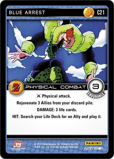Blue Arrest (21) [AWA] - Dragon Ball Z TCG Single