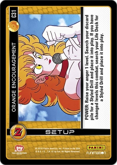 Orange Encouragement (31) [AWA] - Dragon Ball Z TCG Single