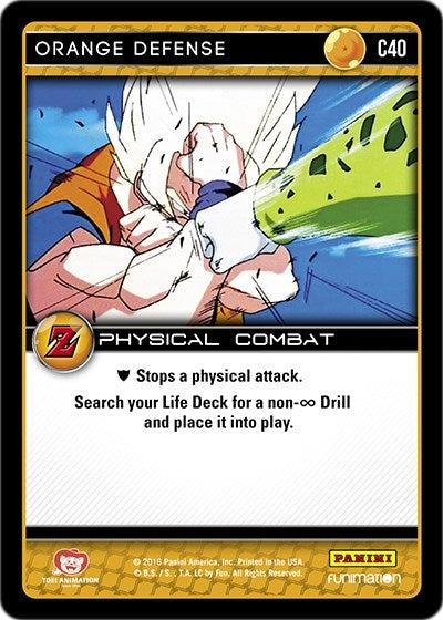 Orange Defense (40) [AWA] - Dragon Ball Z TCG Single