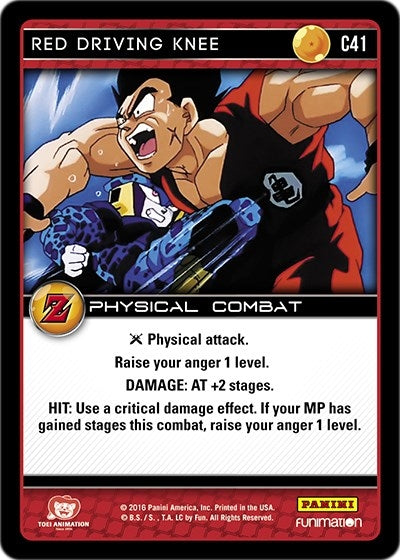 Red Driving Knee (41) [AWA] - Dragon Ball Z TCG Single