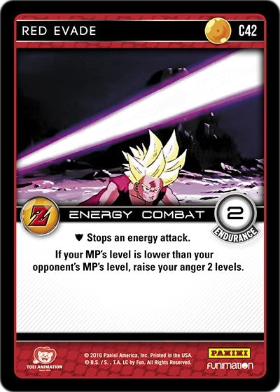 Red Evade (42) [AWA] - Dragon Ball Z TCG Single