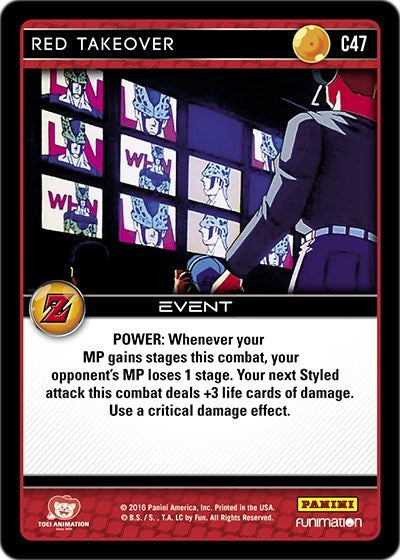 Red Takeover (47) [AWA] - Dragon Ball Z TCG Single
