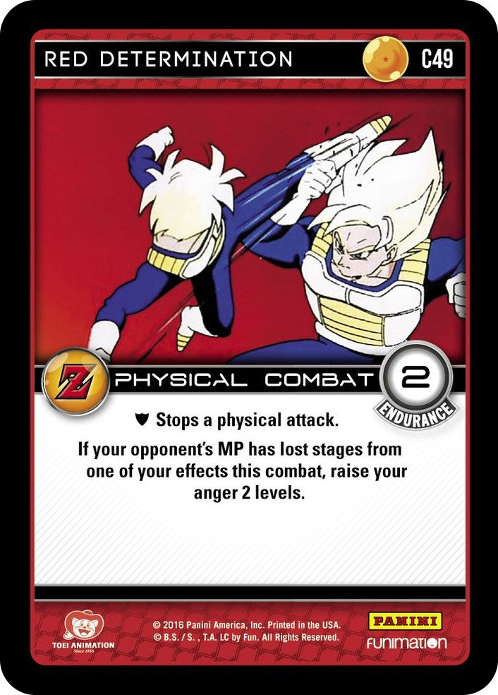 Red Determination (49) [AWA] - Dragon Ball Z TCG Single