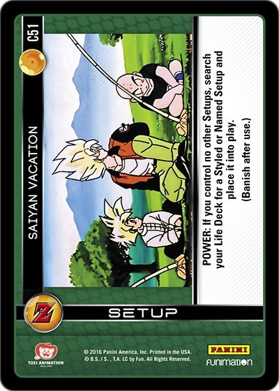 Saiyan Vacation (51) [AWA] - Dragon Ball Z TCG Single