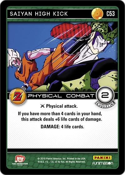 Saiyan High Kick (53) [AWA] - Dragon Ball Z TCG Single