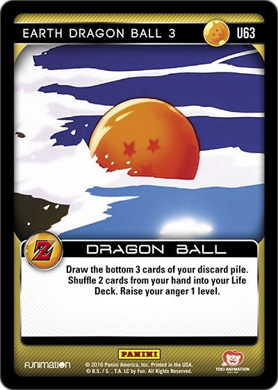 Earth Dragon Ball 3 (63) [AWA] - Dragon Ball Z TCG Single