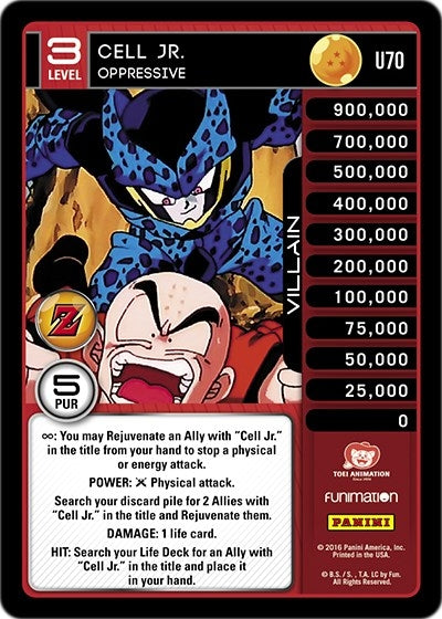 Cell Jr. - Oppressive (70) [AWA] - Dragon Ball Z TCG Single