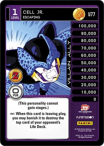 Cell Jr. - Escaping (77) [AWA] - Dragon Ball Z TCG Single