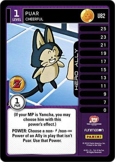 Puar - Cheerful (82) [AWA] - Dragon Ball Z TCG Single