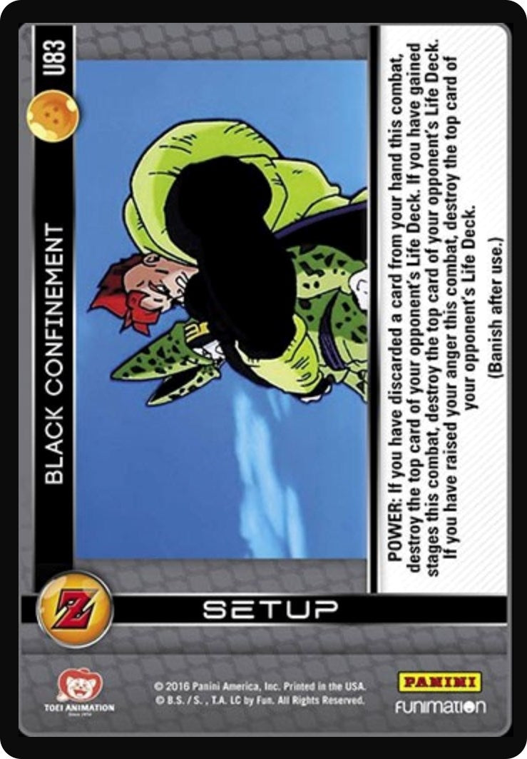 Black Confinement (83) [AWA] - Dragon Ball Z TCG Single