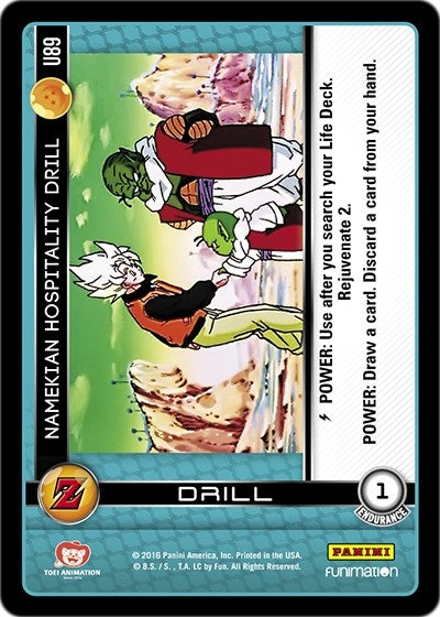 Namekian Hospitality Drill (89) [AWA] - Dragon Ball Z TCG Single