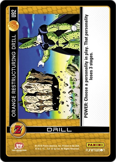 Orange Restructuring Drill (92) [AWA] - Dragon Ball Z TCG Single