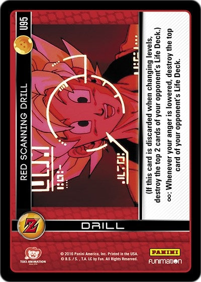 Red Scanning Drill (95) [AWA] - Dragon Ball Z TCG Single