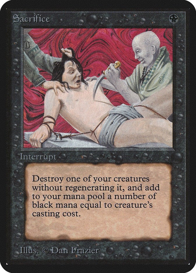 Sacrifice [LEA] - MTG Single