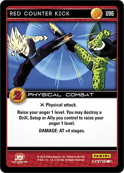 Red Counter Kick (96) [AWA] - Dragon Ball Z TCG Single