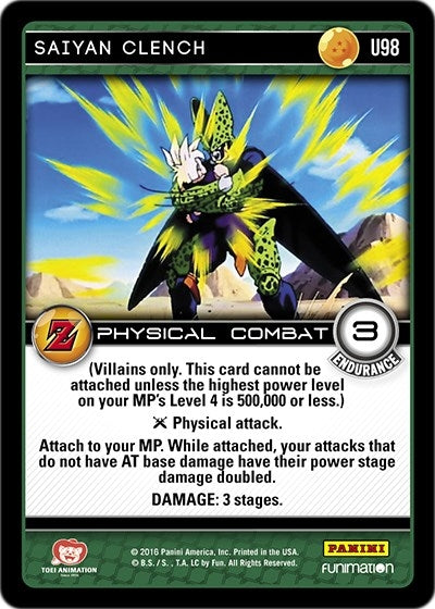 Saiyan Clench (98) [AWA] - Dragon Ball Z TCG Single