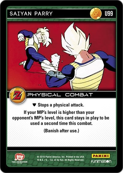 Saiyan Parry (99) [AWA] - Dragon Ball Z TCG Single
