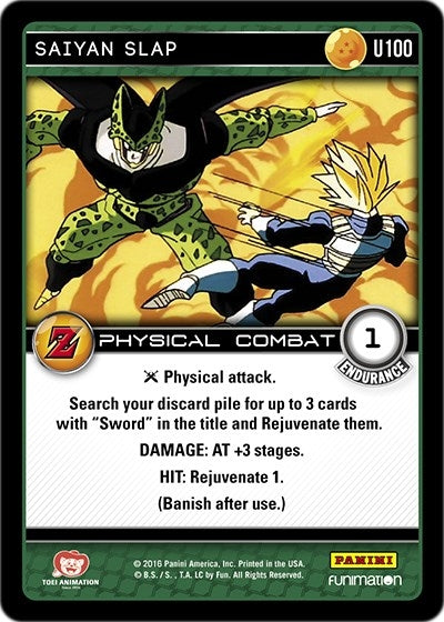 Saiyan Slap (100) [AWA] - Dragon Ball Z TCG Single